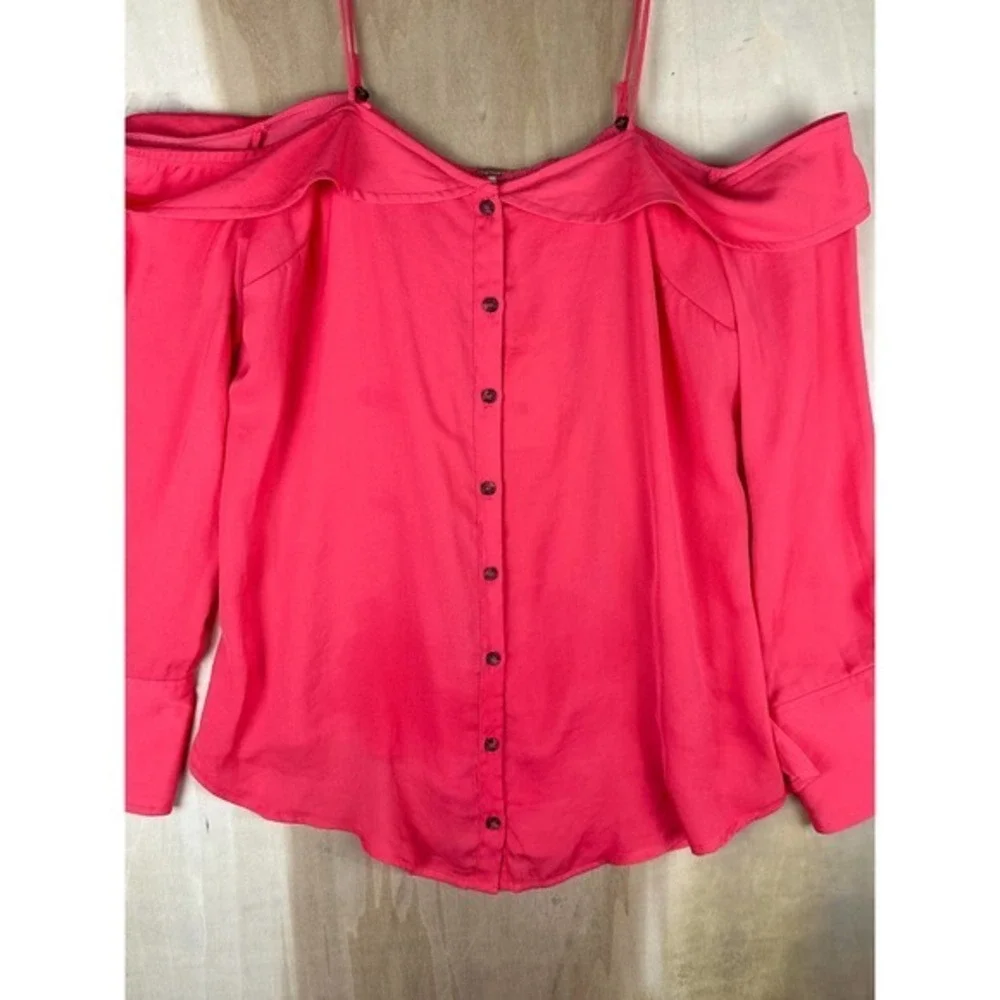Free People Top Womens Extra Small XS Button Flowy‎ New